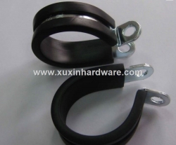 rubber lined P type hose clamp pipe clamp