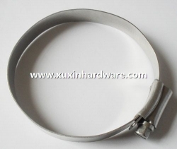 British Type Hose Clamp with welding housing