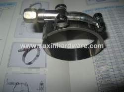 Stainless steel T type hose clamp