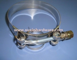 Stainless steel hose clamps with round edge