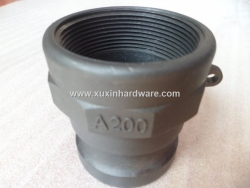 male hose coupling pipe coupling locked with thread