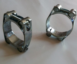 galvanized steel T  bolt hose clamps