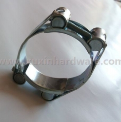 Pipe clamps for heavy duty using